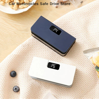 Mini Bag Sealer 2 in 1 Rechargeable Bag Sealer Heat Seal With Cutter and Magnet Bag Resealer Machine for Plastic Bags Snack Bags